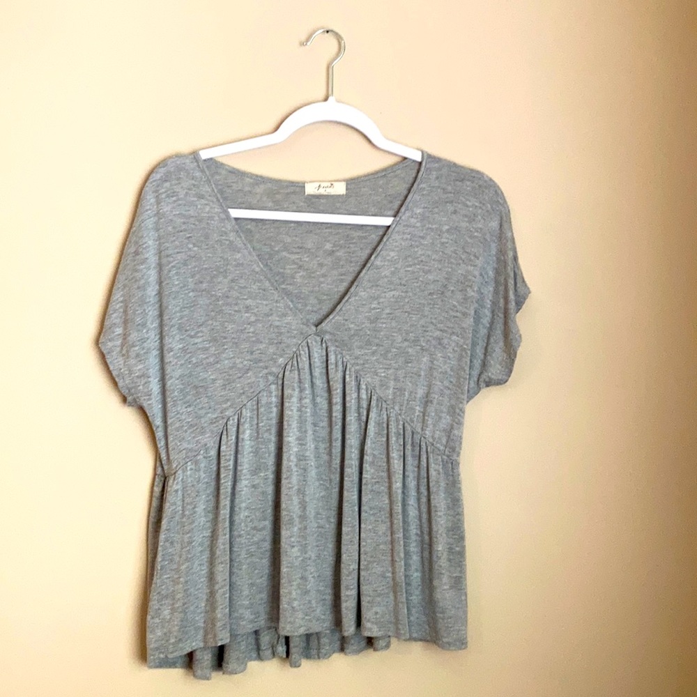 Gray Blouse